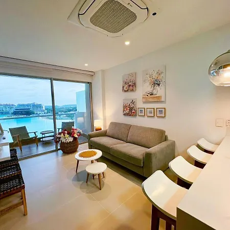 Apartamento Tu Café De La Mañana Con Vista A La Laguna Cartagena